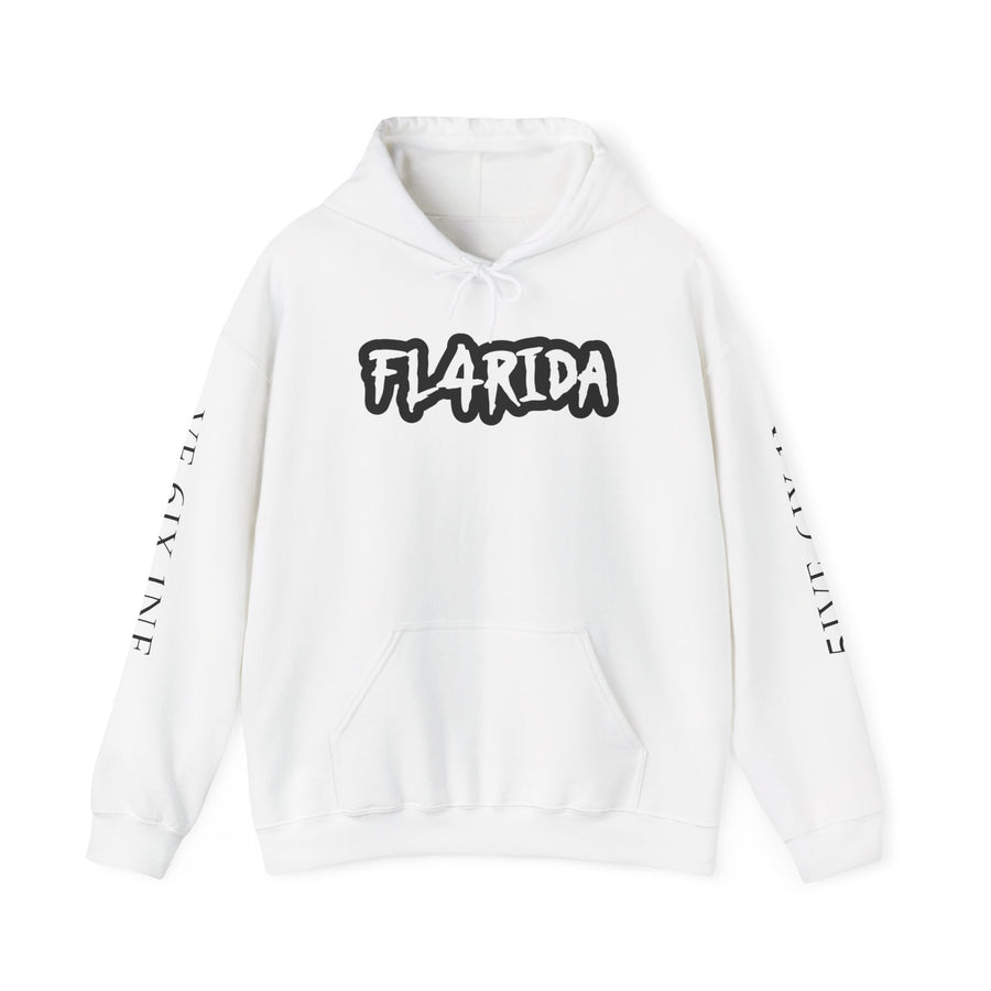 FL4RIDA heavyweight unisex hoodie by 5ive6ix1ne, Florida streetwear from the 561